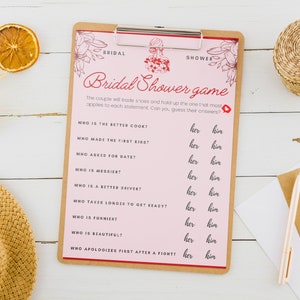 Printable Bridal Shower Games | Bride or Groom Game PDF - Etsy