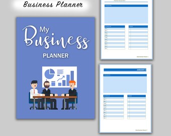 Printable Daily Business Planner| Daily Digital l PDF Business Plan