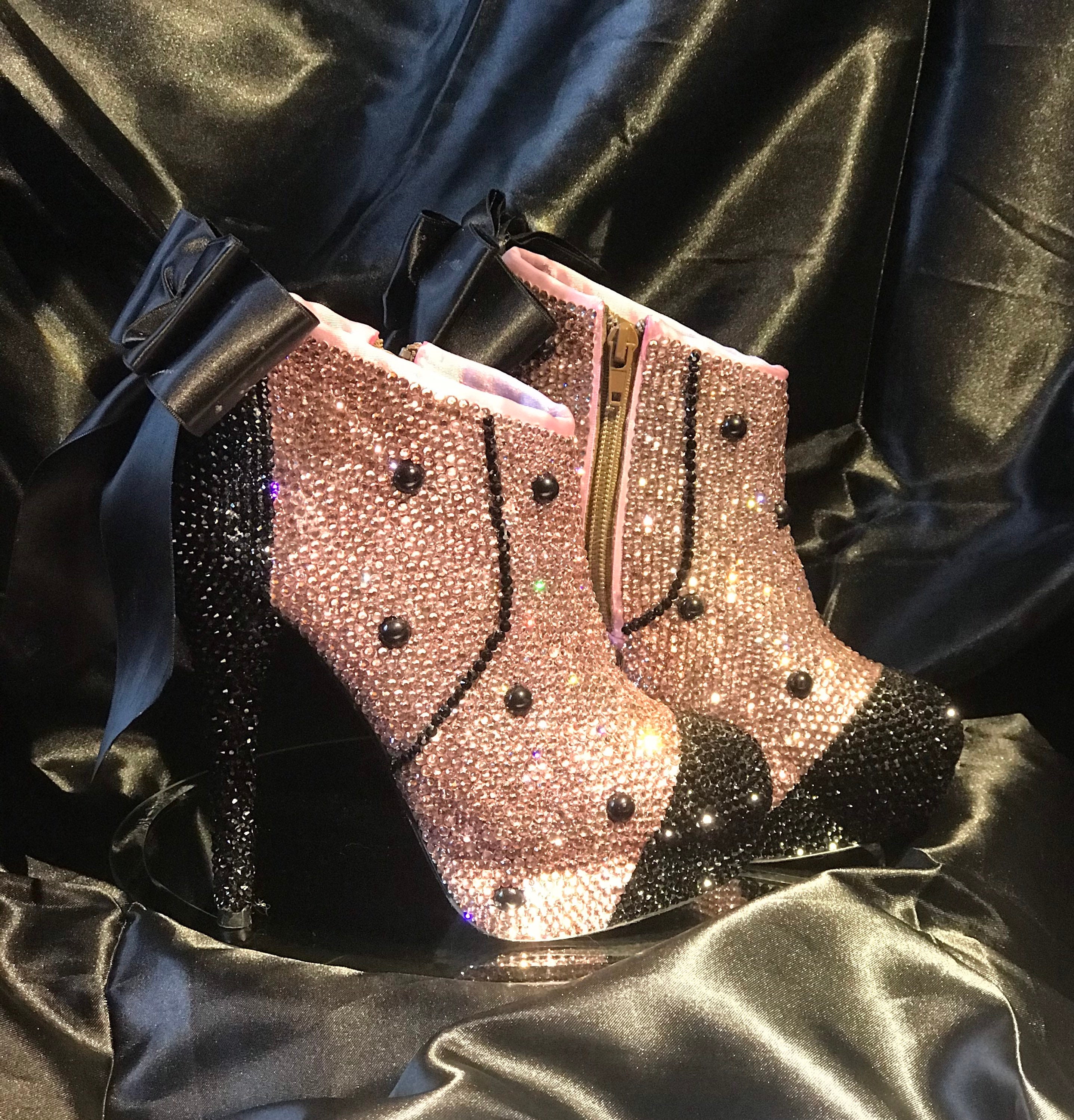 Custom high heel boots cheap