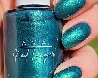 Warrior - Dark Forest Green Nail Polish - Hawaii Collection - Indie Nail Polish - A.V.A. Lacquer