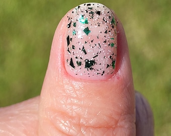 Go 'Bows - Hawaii Collection - Glitter Topper - UH School Colors - Indie Nail Polish - A.V.A. Lacquer