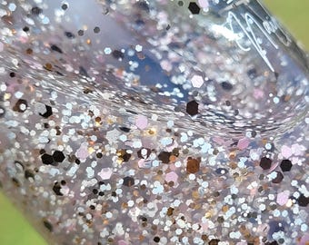 The Secret Nail Polish | Glitter Topper | Macaron Cafe Collection | Indie, Vegan & Cruelty-Free | A.V.A. Nail Lacquer