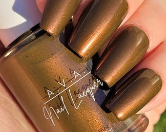 Sacred Offering  Golden Brown Nail Polish | Fall Nails | Autumn Indie Nail Polish | Halloween Nail Polish Collection | Long-Lasting & Glossy