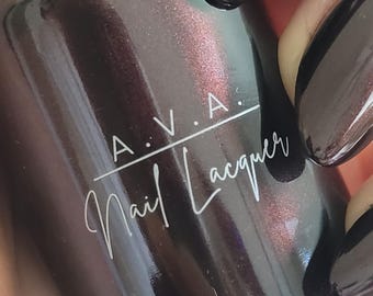 Blood Oath Blackened Red Nail Polish | Vampy Nails | Halloween Nail Polish | Fall Indie Nail Polish | Dark Red Gel-Like Shine