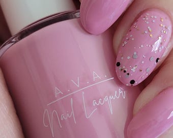 Lychee Berry Nail Polish | Macaron Cafe Collection | Indie, Vegan & Cruelty-Free | A.V.A. Nail Lacquer