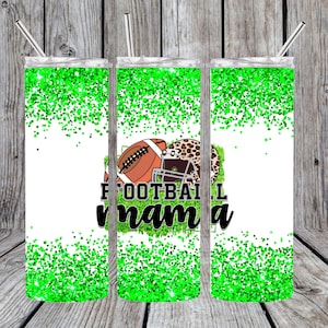 Football Mom Stainless Steel Tumbler, Fall Tumbler, Football Mama, 20oz Tumbler Cup, Football Mom