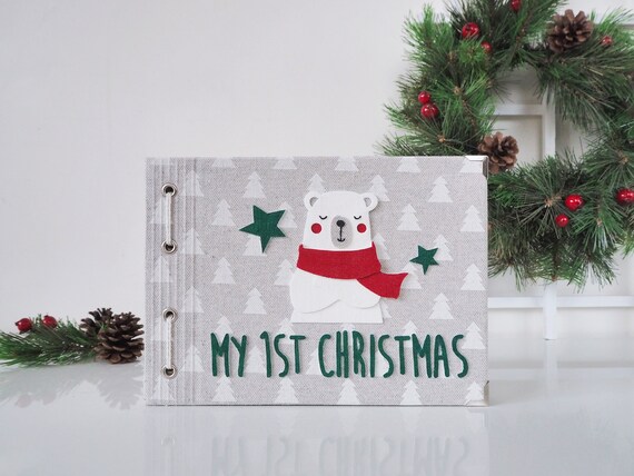 personalised first christmas book
