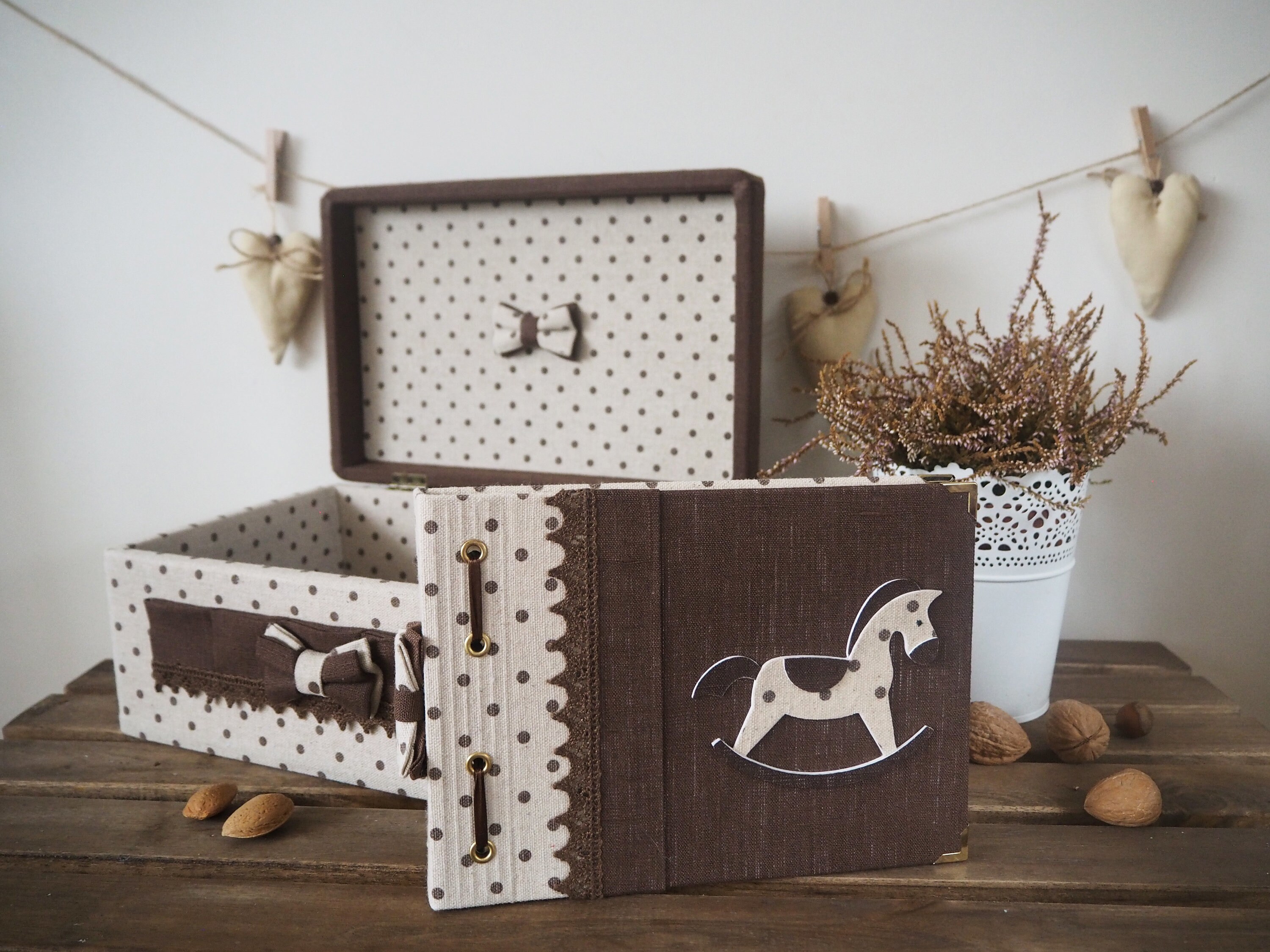 Handmade Wooden Linen Keepsake Box Baby Toddler Child Memory Etsy