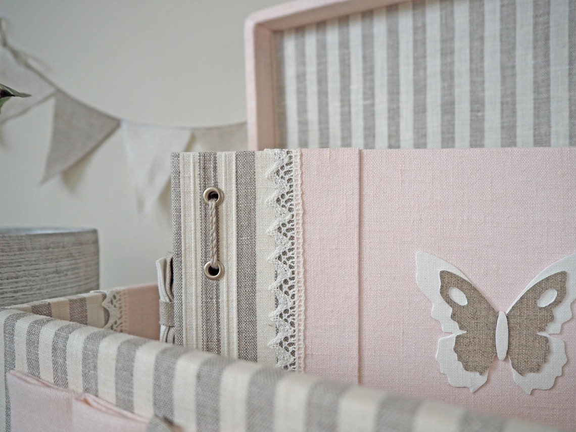 Handmade Wooden Linen Keepsake Box Baby Toddler Child Memory Etsy