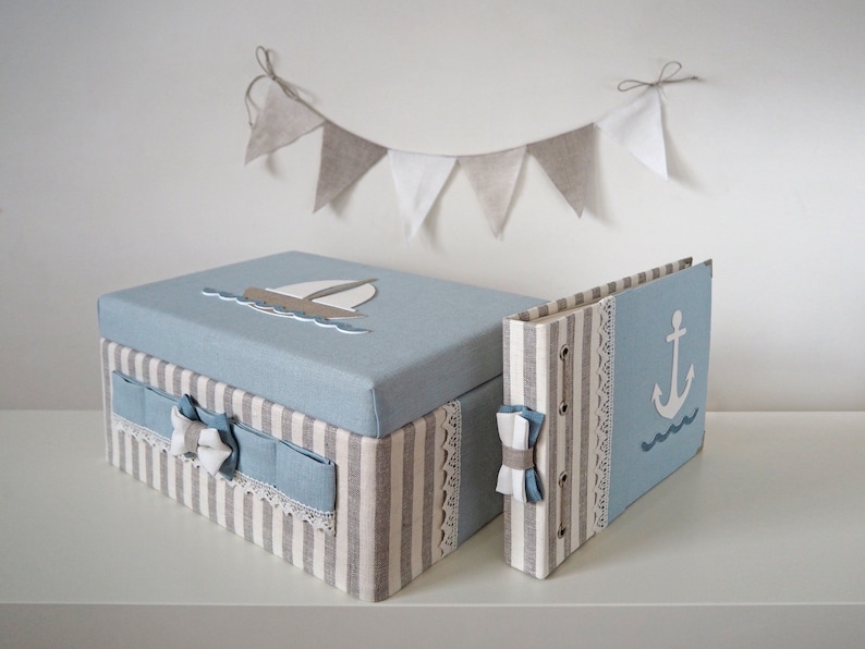 Handmade Wooden Linen Keepsake Box | Baby Toddler Child Memory Box ...
