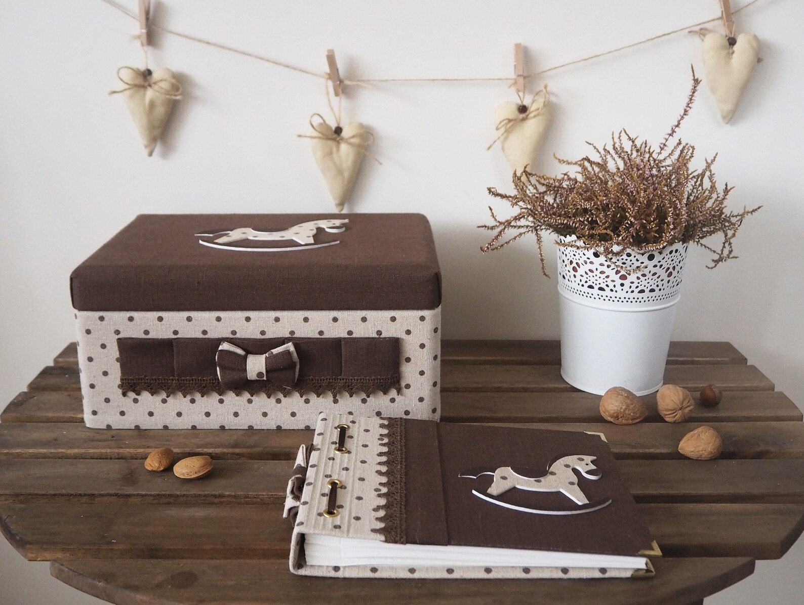 Handmade Wooden Linen Keepsake Box Baby Toddler Child Memory Etsy