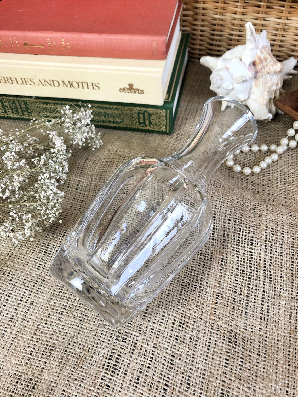 Stuart Crystal Vase Etsy