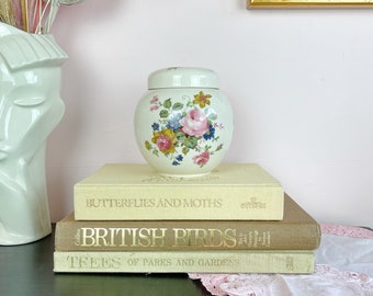 Vintage Sadler Decorative Ginger Jar with Floral Pattern