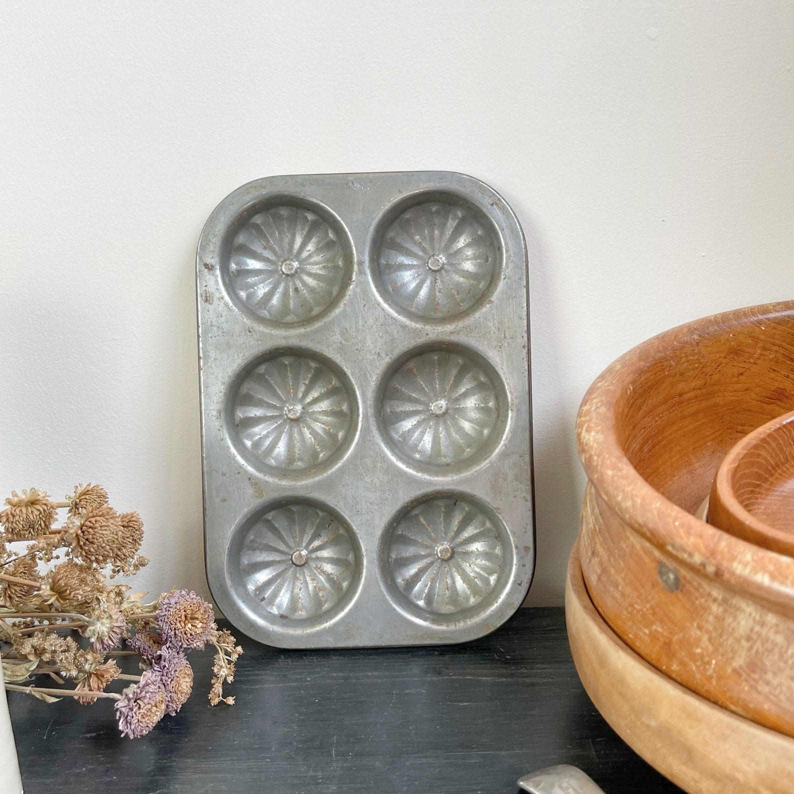 Beautiful French Madeleine Cake Tray / Rustic Baking Tin / Etsy