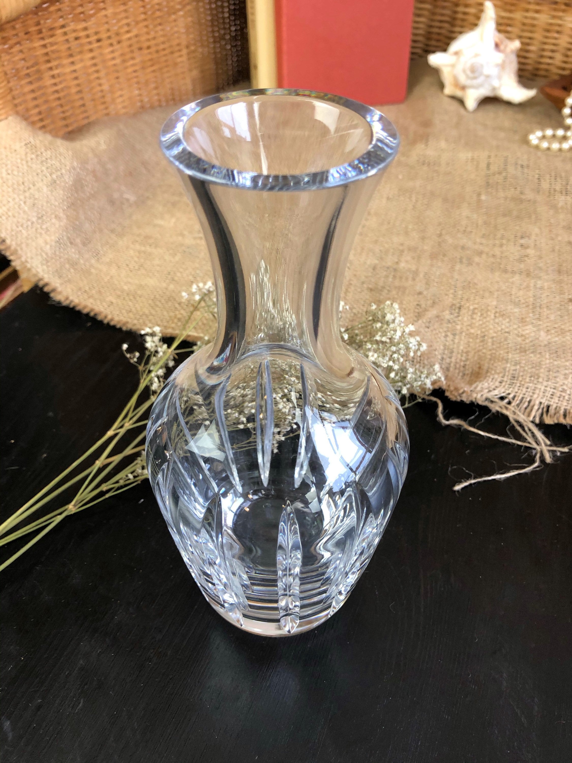 Stuart Crystal Vase Etsy