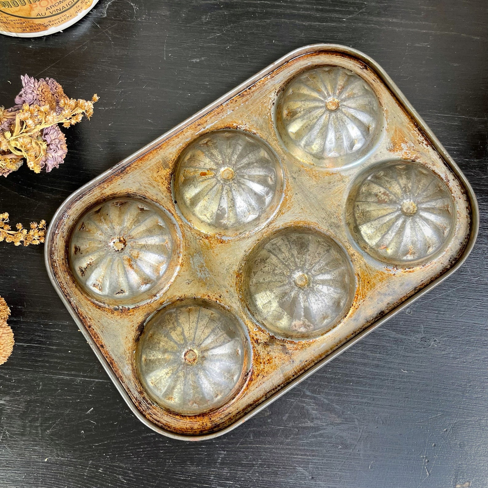 Set of Two Beautiful French Madeleine Cake Trays / Rustic Etsy