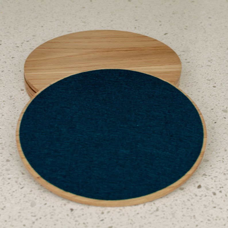 Solid Oak Placemats Set of 2 handmade in London Wood Etsy