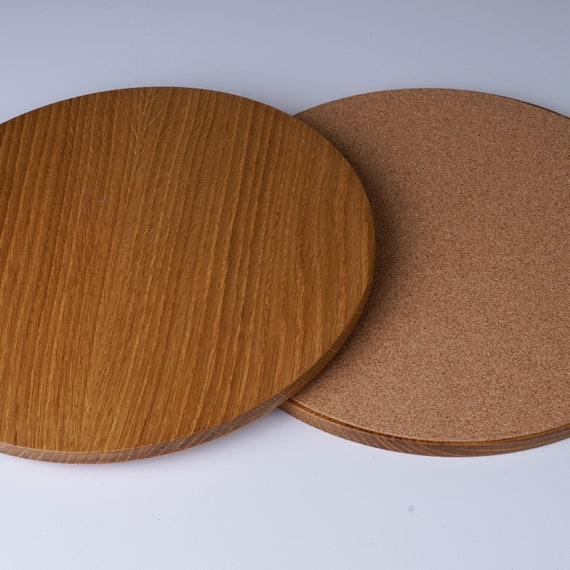 Solid Oak Placemats Set of 2, Handmade in London, Wood Placemats, Wooden  Placemats, Housewarming Gift 