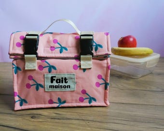 Isolierte Lunchtasche – Personalisierte Lunchbox – Lunchtasche aus beschichteter Baumwolle