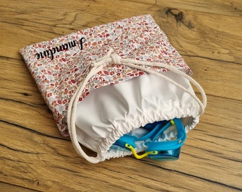Sac, pochon en coton enduit pour enfant