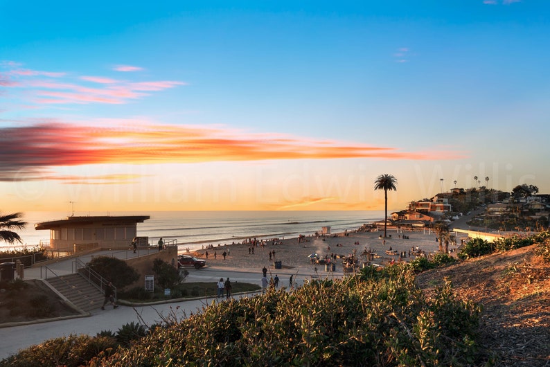 Moonlight Beach Print Encinitas Photography San Diego Landscapes Southern California Prints