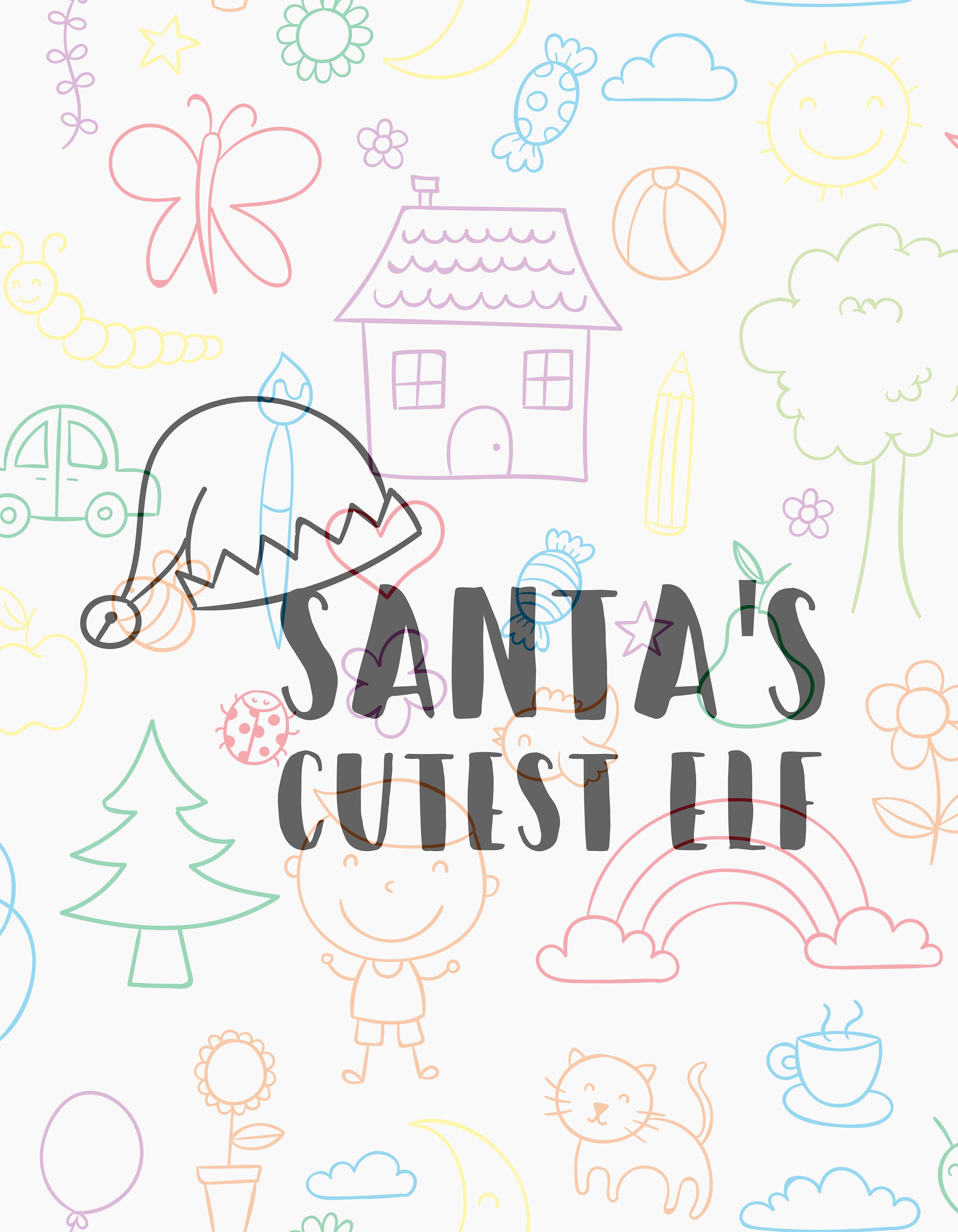 Download Santa's cutest elf SVG file baby svgonesie svgtoddler | Etsy