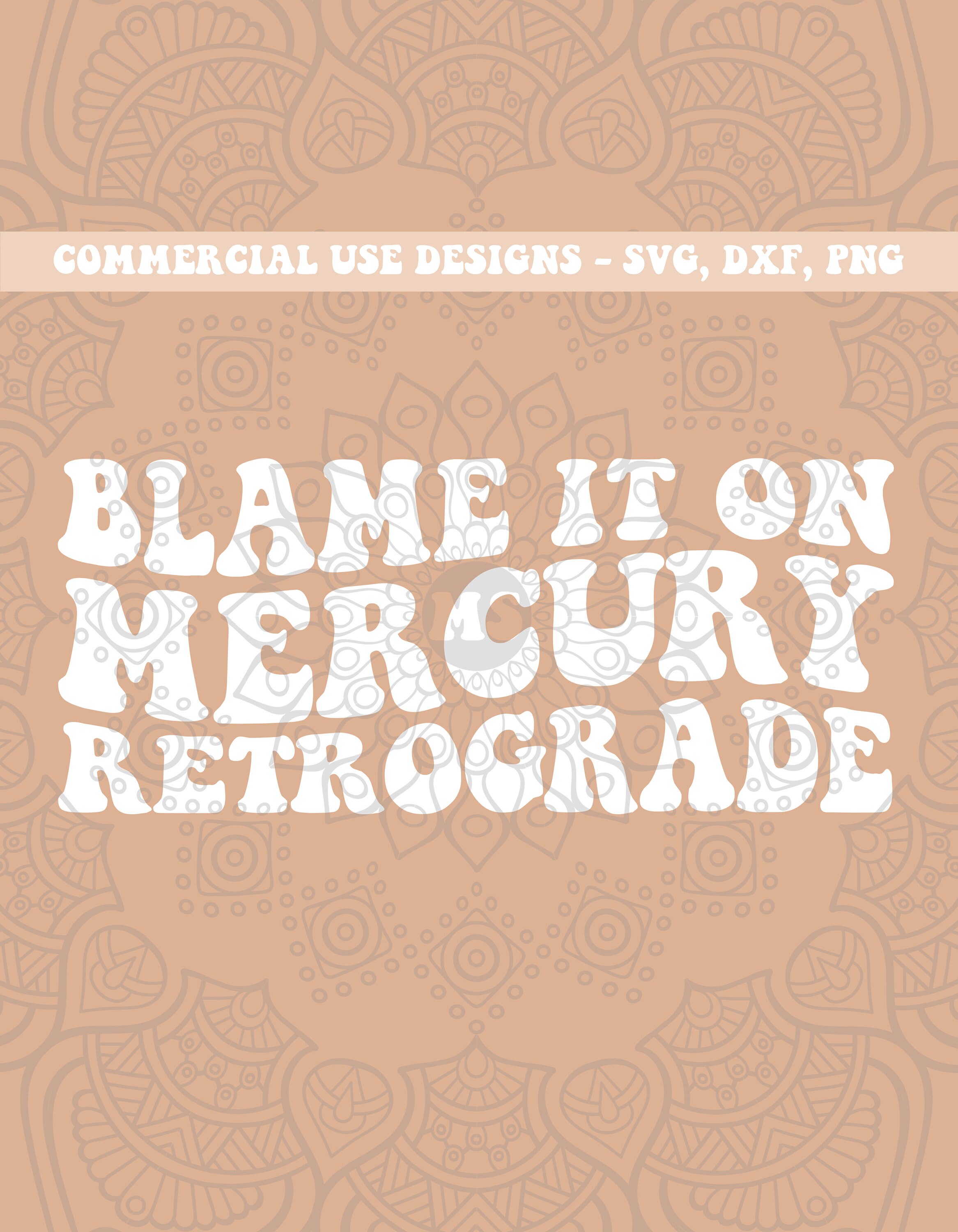 Mercury Svg, Retrograde Svg, Spiritual Svg, Full Moon Svg, Moon Phase ...