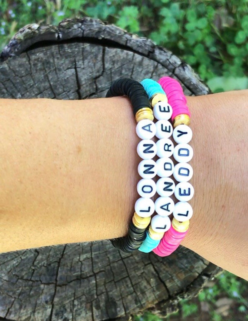 Couples Initials Bracelet Relationship Gift Anniversary Etsy