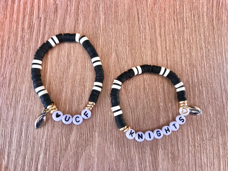University of Central Florida Bracelet UCF Jewelry Custom Etsy