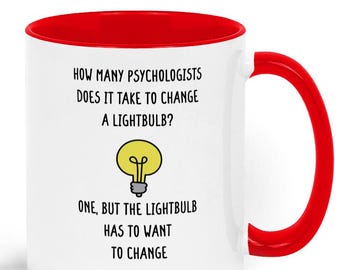 Grappige mok psychologiegrap | Leuk cadeau voor psychologiestudenten, leraren, afstudeerders, therapeuten, resultatendag, universiteit of psychologiefanaat!