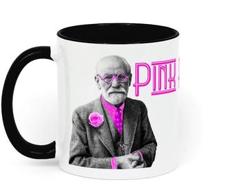 Roze Freud-psychologiemok | Psycholoog | Grappig cadeau voor | Docent | Student | Leraar | Onderzoeker | Therapeut | Grapcadeau | Bedankt