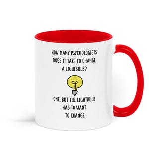 Funny Psychology Joke Mug | Fun gift for Psychology Students, Teachers, Graduation, Therapists, Results Day, Uni place or psychology buff!