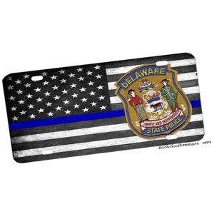 Delaware State Police | Vanity Kennzeichen | Strafvollzugskennzeichen