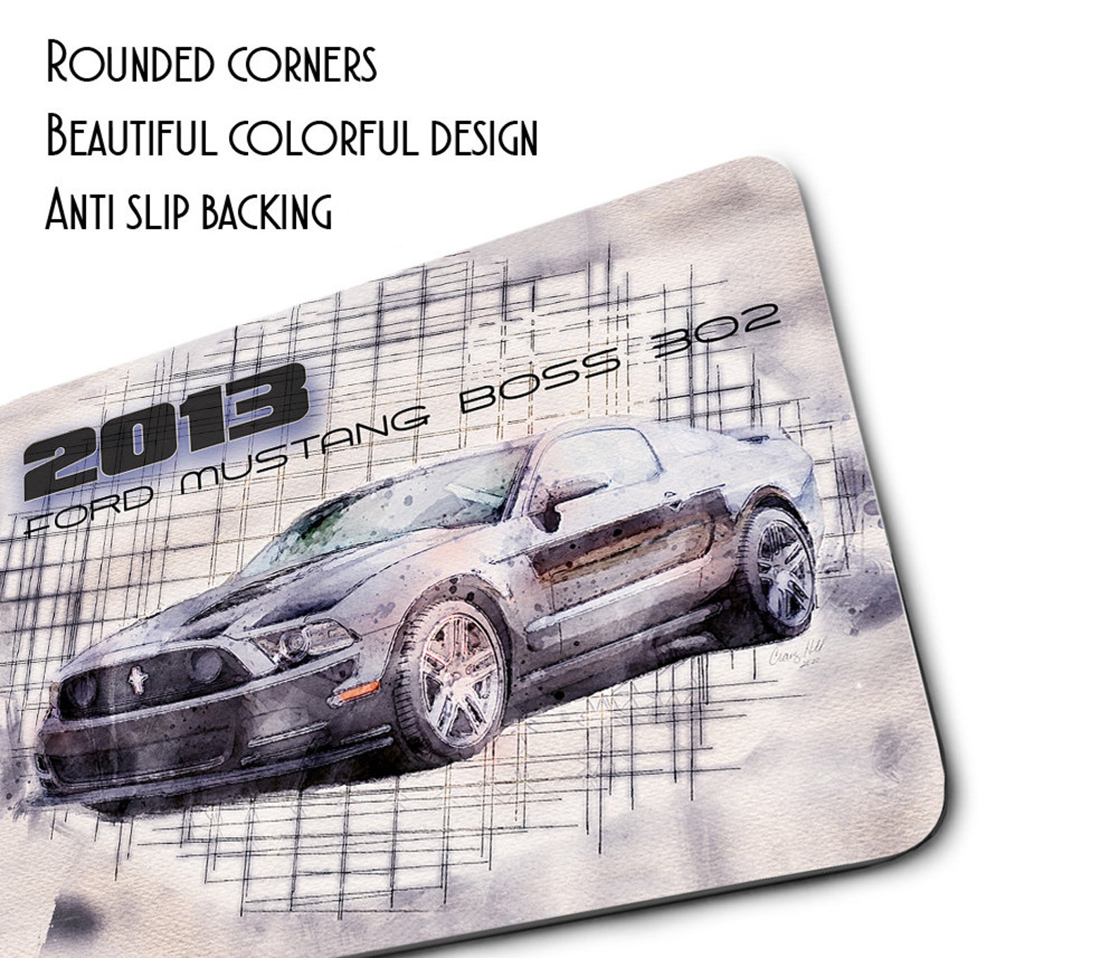 2013 Ford Mustang Cool Mouse Pad for Gaming Computer Ford PC Etsy