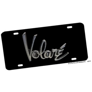 Plymouth Volare Emblem | Vanity License Plate | Vintage Car License Plate
