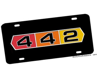 Oldsmobile 442 Emblem License Plate | Police Support Vanity Tag