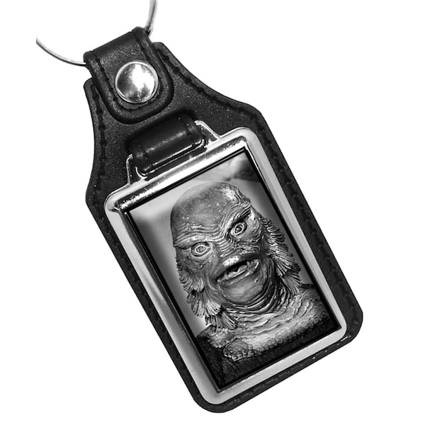 Creature of the Black Lagoon  1960's Monster Movies Keychain Key Holder Key Ring For Men and Women