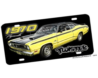 1970 Plymouth Twister | Vanity License Plate | Vintage Car License Plate