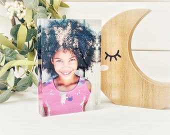 Custom Acrylic Photo Block: Personalized Picture Frame Gift