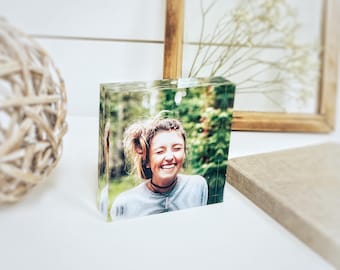 Custom Acrylic Photo Block: Personalized Picture Frame Gift