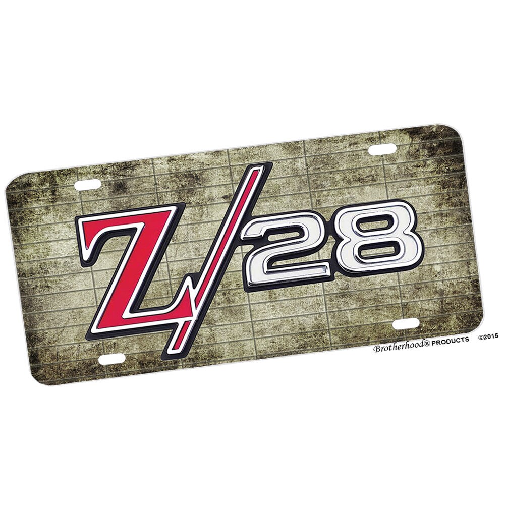 Z28 Chevy Camaro Vanity Novelty License Plate Tag Z/28 Etsy Australia