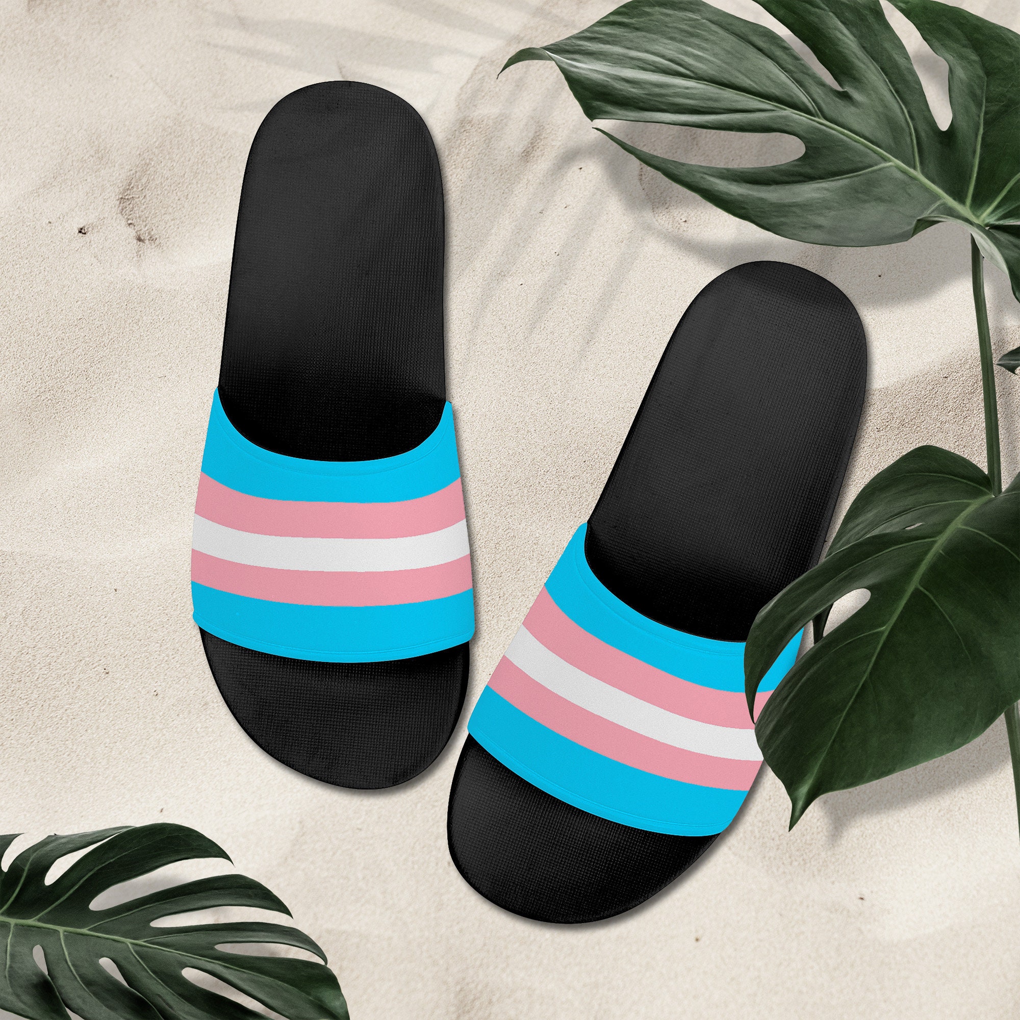 Trans Pride Shoes Beach Sandals Gay - Etsy