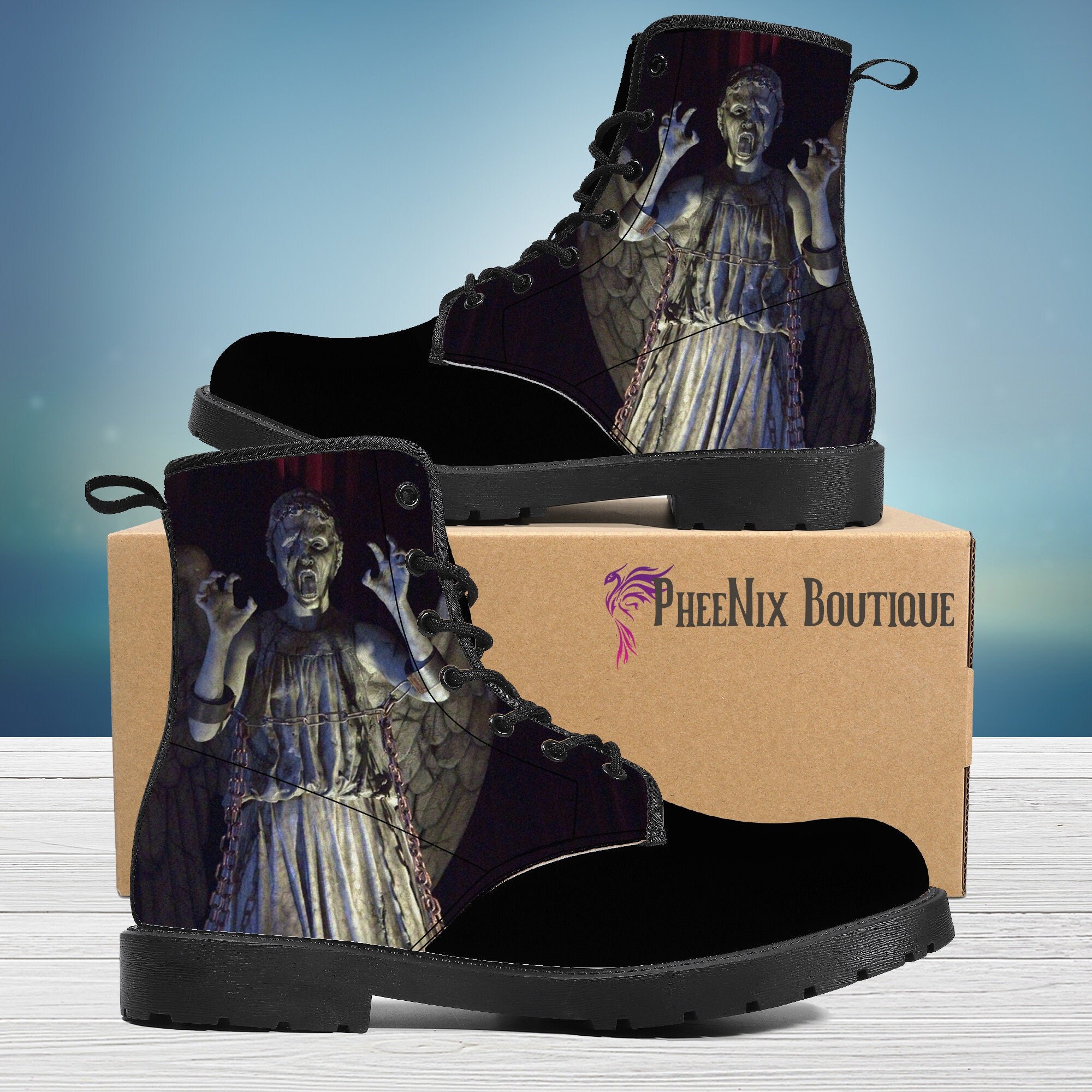 Tardis Boots Etsy