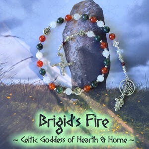 Perles de prière Brigid ~ Déesse celtique du feu, de la créativité et de la guérison