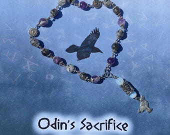 Odin Pocket Rosary ~ Norse Allfather & Keeper of Runes