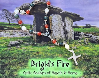Brigid Pocket Rosary ~ Celtic Goddess of Hearth & Home