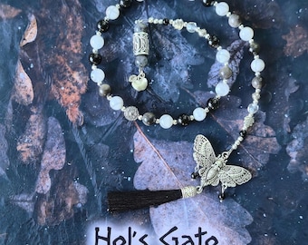 Hel Prayer Beads ~ Norse Goddess of Death & Shadow