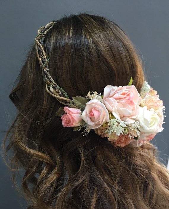 floral headdresses for bridesmaids