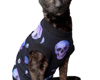 Kotomoda CAT WEAR t-shirt Purple sculls