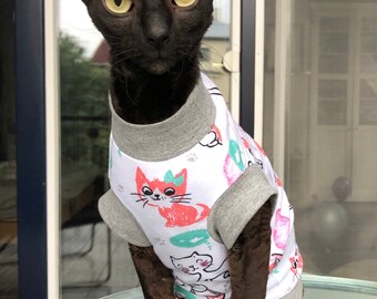 Kotomoda CAT WEAR T-shirt Morning cats